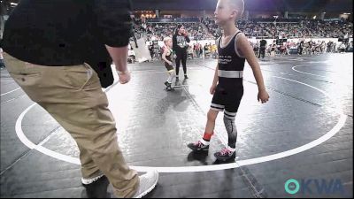 49 lbs Consi Of 16 #2 - Bo Golden, Team Nomad vs Pryce Patton, Madill Takedown