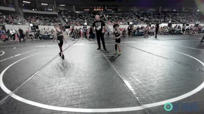 43 lbs Quarterfinal - Zayden Lewis, Team Nomad vs Waylon Pearson, Barnsdall Youth Wrestling