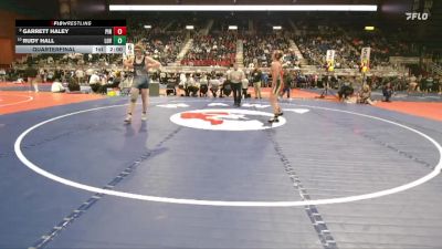 3A-175 lbs Quarterfinal - Rudy Hall, Lovell vs Garrett Haley, Pinedale