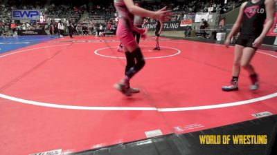 65 lbs Consi Of 16 #2 - Olive Burrows, Sebolt Wrestling Academy vs Adalyn Mathewson, Belding