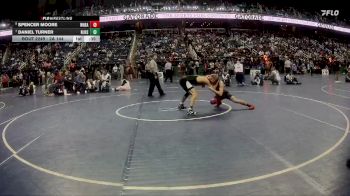 2A 144 lbs Cons. Round 2 - Daniel Turner, North Johnston High School vs Spencer Moore, Wheatmore