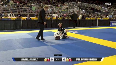 Isabel Giovanna Berardino vs Annabella Avah Wiley 2025 Pan Kids Jiu-Jitsu IBJJF Championship