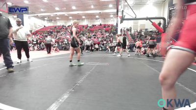 105 lbs Rr Rnd 1 - Lexie Miller, Ponca City LadyCat Wrestling vs Branson Rigdon, Sisters On The Mat Pink