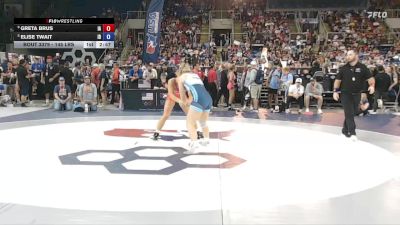145 lbs 3rd Place Match - Greta Brus, IA vs Elise Twait, ID