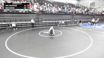 3A 144 lbs Semifinal - Zane Winter, South Summit vs Trey Bradshaw, Delta