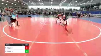 160 lbs Round Of 32 - Talan Hogan, PA vs Caleb Heger, AL