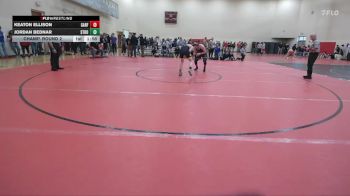 150 lbs Champ. Round 2 - Keaton Ellison, Garrettsville Garfield vs Jordan Bednar, Strongsville