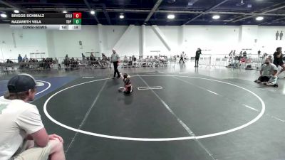 42 lbs Consolation - Briggs Schmalz, Colorado Hammers vs Nazareth Vela, Top Rank Hammers