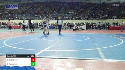 101 lbs Round Of 32 - Zach Alford, Westmoore Wresting vs Conner Taylor, Shawnee Middle School