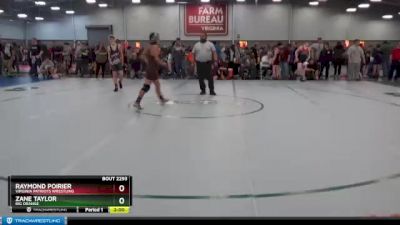 119 lbs Cons. Round 2 - Raymond Poirier, Virginia Patriots Wrestling vs Zane Taylor, Big Orange