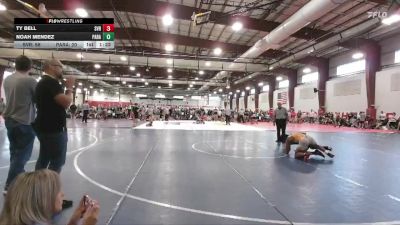 145 lbs Round 3 (8 Team) - Ty Bell, Steel Valley Renegades vs Noah Mendez, Parabellum MS