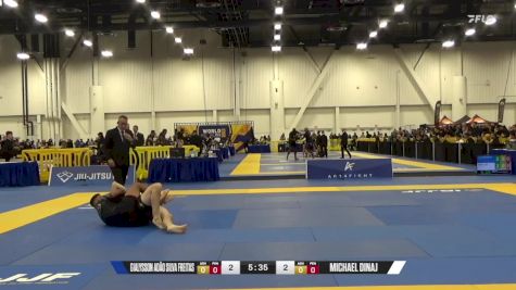 Michael Dinaj vs Gialysson Adão Silva Freitas 2024 World IBJJF Jiu-Jitsu No-Gi Championship