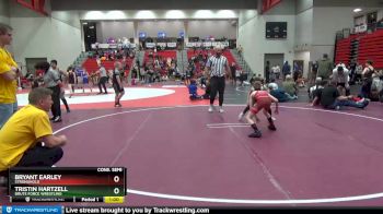 65 lbs Cons. Semi - Bryant Earley, Stronghold vs Tristin Hartzell, Brute Force Wrestling