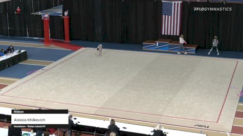 Aleksia Khilkevich - Ribbon - 2021 Rhythmic Elite Qualifier