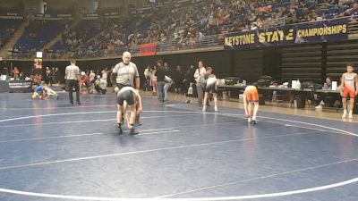 85 lbs Round Of 16 - Jonah Leib, North Schuylkill vs Gabe Peace, Quaker Valley