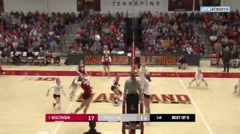 2018 Wisconsin vs Maryland | Big Ten Women's Volleyball