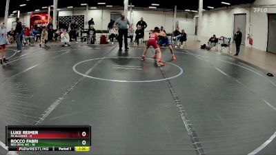 84 lbs Semis (4 Team) - Luke Reimer, PA Alliance vs Rocco Fabri, Red Devil WC