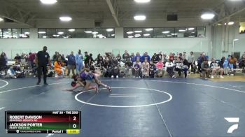 123 lbs Semifinal - Jackson Porter, Perry Youth WC vs Robert Dawson, Dearborn Heights WC