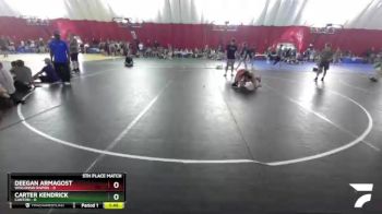 106 lbs Placement Matches (16 Team) - Deegan Armagost, Wisconsin Rapids vs Carter Kendrick, Canton