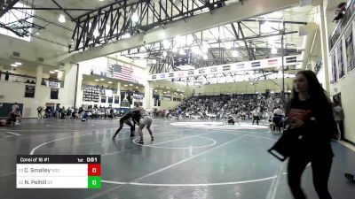 189 lbs Consi Of 16 #1 - Connor Smalley, Notre Dame Green Pond vs Noah Polhill, Delaware Valley