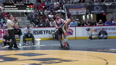 160 lbs Final - Melvin Miller, Bishop McCort vs Reagan Milheim, Warrior Run