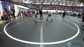 62-67 lbs Rr Rnd 1 - Karleigh Sneed, Chickasha Youth Wrestling vs Abra Smith, Comanche Takedown Club