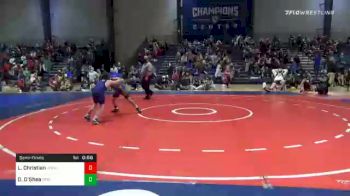 88 lbs Semifinal - Logan Christian, Woodstock Wrestling Club vs Declan O'Shea, South Forsyth War Wrestling