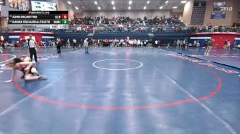 132 lbs Round 2 - Nahui Escajeda-Fileto, El Paso Hanks vs John McIntyre, Allen White