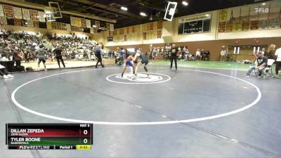 120 lbs Cons. Round 3 - Dillan Zepeda, John Glenn vs Tyler Boone, Bakersfield