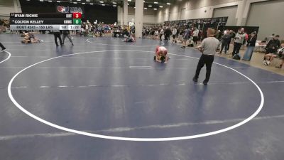 150 lbs Semis - Colton Kelley, Kearney MatCats Wrestling Club vs Ryan Richie, Southern Illinois Regional Training Center