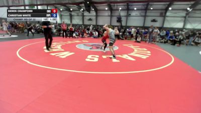144 lbs Champ. Rd Of 32 - Derek Crawford, Clackamas Wrestling Club vs Christian White, Suples