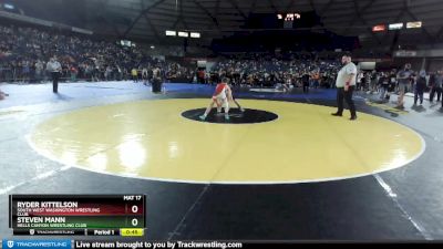 102 lbs Champ. Round 2 - Ryder Kittelson, South West Washington Wrestling Club vs Steven Mann, Hells Canyon Wrestling Club