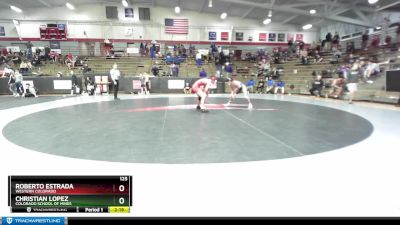 125 lbs Cons. Round 4 - Roberto Estrada, Western Colorado vs Christian Lopez, Colorado School Of Mines