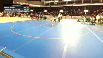 Girls 105 lbs Cons. Round 2 - Kennedy Chevallier, Auburn Riverside (Girls) vs Ilianna Juarez, Granger (Girls)