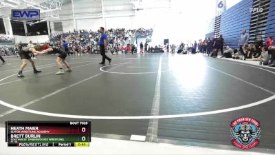 76 lbs Cons. Round 1 - Heath Maier, SlyFox Wrestling Academy vs Brett Burlin, Southwest Timberwolves Wrestling Club