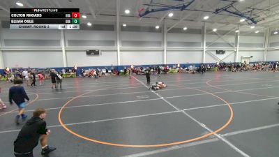 126 lbs Champ. Round 2 - Colton Rhoads, Unattached vs Elijah Ogle, Unattached