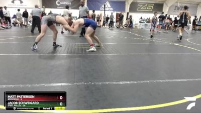 150 lbs Round 2 (6 Team) - Jacob Schweigard, Steel Valley vs Matt Patterson, Brickroad