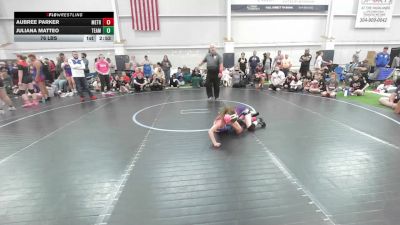 76 lbs Round Robin 4 - Aubree Parker, Metro All-Stars - G vs Juliana Matteo, Team Ohio - G