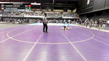 115 lbs Champ. Round 1 - Chassidy Carlisle, Hays HS vs Olivia Gardner, Leavenworth HS