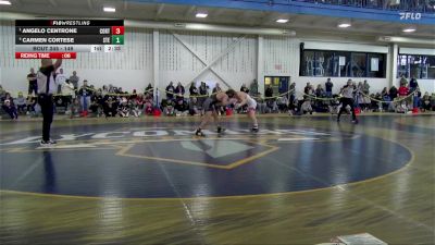 149 lbs Semifinal - Angelo Centrone, Cortland State vs Carmen Cortese, Stevens