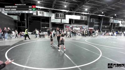 54 lbs Consolation - Cooper Monk, Trybe vs Henry Jones, Pueblo County WC