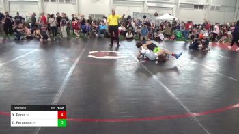 90-J lbs 7th Place - Xander Parra, VA vs Cooper Ferguson, OH