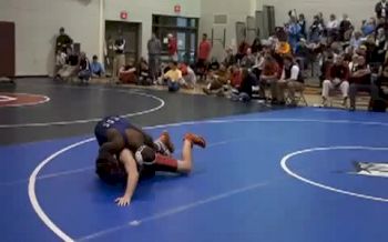Quarterfinal - Kwame Seymour (Forsyth Country Day) 4-1 won by major decision over Jared Hemmings (Greater Atlanta Christian) 4-3 (Maj 9-1)