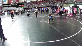 45 lbs Champ. Round 1 - Jrae Jackson-Perez, Midwest Destroyers Wrestling Club vs Jake Krause, HWA
