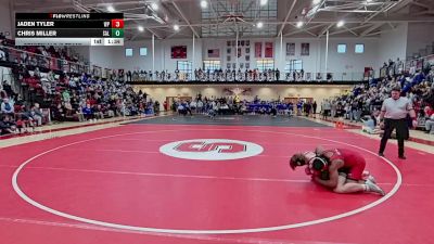 190 lbs Semifinals (8 Team) - Chris Miller, Salesianum vs Jaden Tyler, William Penn H.S.