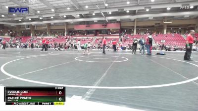 60 lbs 5th Place Match - Raelee Prater, Pratt vs Everlie Cole, Marion Jr