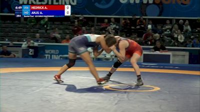 55 kg Quarterfinal - Alexandra Wray Hedrick, Usa vs Anju Anju, Ind