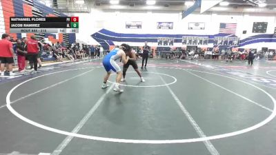 215 lbs Cons. Semi - Nathaniel Flores, Paloma Valley vs Jacob Ramirez, Alta Loma
