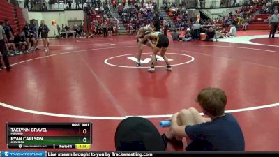 110 lbs Round 1 - Ryan Carlson, Anamosa vs Taelynn Gravel, Midland