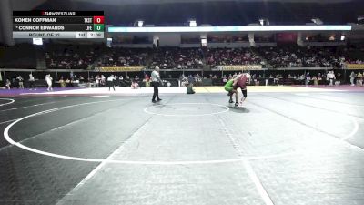 174 lbs Round Of 32 - Kohen Coffman, Texas State vs Connor Edwards, Life